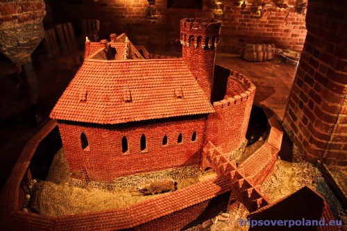 Toruń - model zamku krzyżackiego