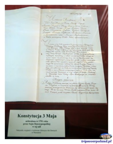 Konstytucja 3 maja - rękopis