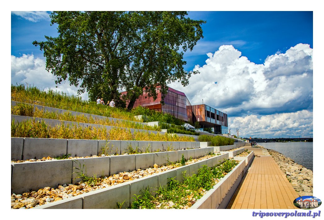 Kolorowe wsparcie dla panoramy miasta – ogrody na dachach CNK, BUW, a także kolejne fragmenty bulwarów nadwiślańskich