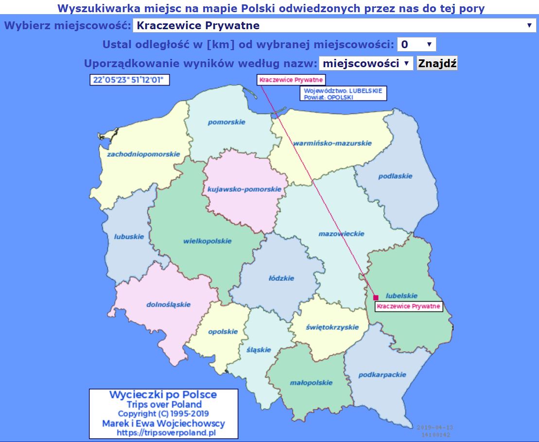 Mapa - Kraczewice_Prywatne