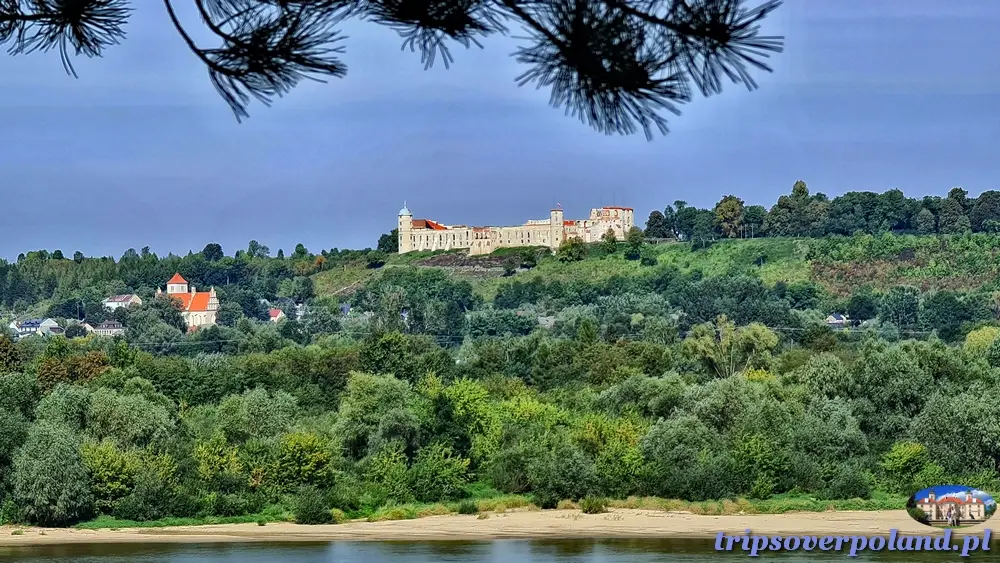 Zamek w Janowcu widziany z Mięćmierza